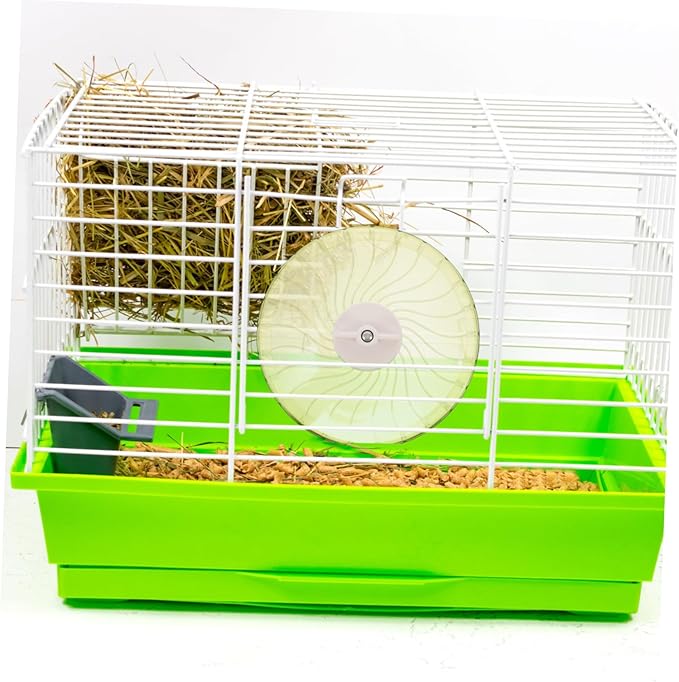 Abaodam Silent Hamster Running Wheel 12 Inch Dual Bearing Crystal Exercise Wheel for Hamsters Gerbils and Chinchillas for Quiet Play and Healthy Exercise
