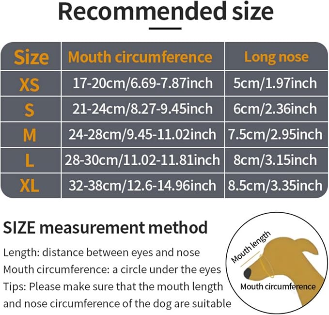 Dog Muzzle for Small Dogs, Adjustable Soft Mesh Muzzle to Prevent Biting, Chewing, Barking – Vet Recommended, Secure Fit