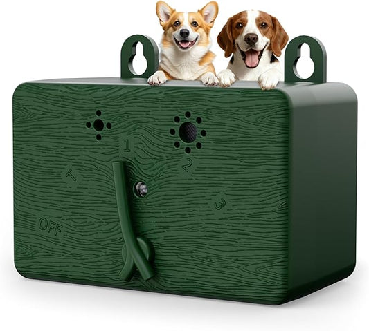 Anti Barking Device for Dogs Outdoor, Anti Barking Device for Dogs,Ultrasonic Bark Control Device for Yard Fence, Bark Deterrent for Neighbor Dogs, Dog Silencer, Humane Bark Stopper for Indoor Outdoor