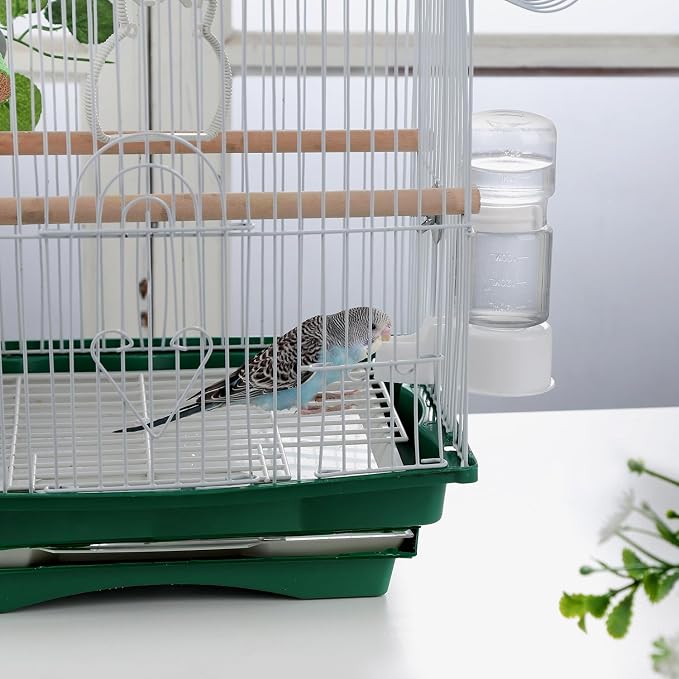 IBWell Automatic Bird Water Dispenser No Mess Parrot Feeder Automatic Bird Feeder Rabbit Watering System