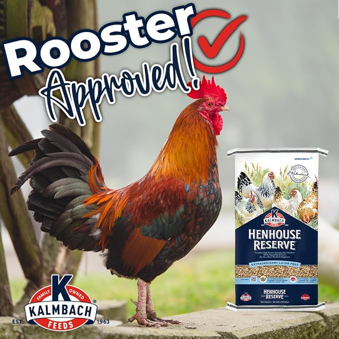 Kalmbach Feeds Henhouse Reserve 17% Whole Grain Complete Layer Feed for Hens, 50 lb