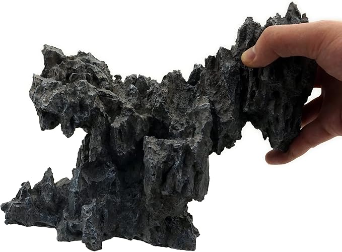 Allcolor Fish Tank Decor Rocks.Aquarium Decoration Model.Easy and Quick Solution for Aquascaping.(Twilight)
