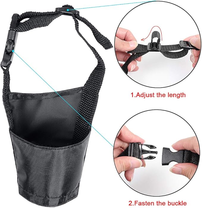 5Pcs/Set Adjustable Breathable Safety Small Medium Large Extra Dog Muzzles for Anti-Biting Anti-Barking Anti-Chewing Safety Protection(Black)