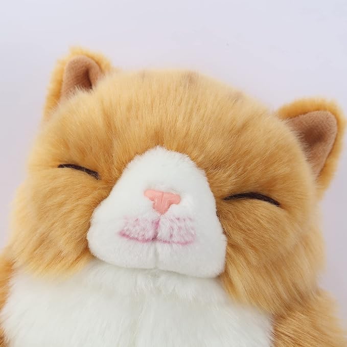 CU-MATE 20" Adorable Stuffed Animals Cat -Handmade Plush Soft Cat -Present Gift for Boys/Girls (Orange Cats)