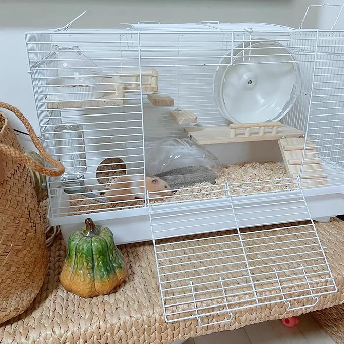 7.1 in Hamster Sand Bath-Clear Critters' Shower Toilet-Cooling Bed Sand Container Bathtub Hamster Accessories for Mice Hedgehog Squirrel Hamster Guinea Pigs Small Animals Large