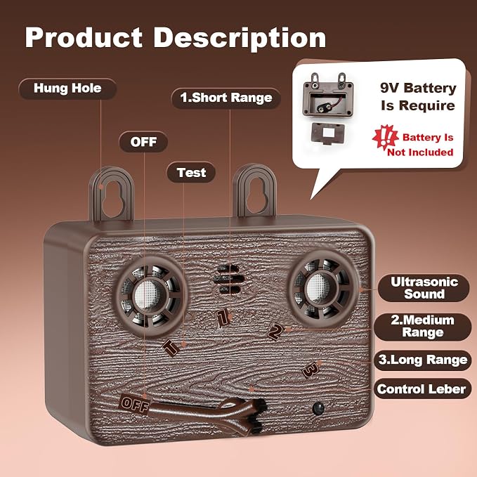 2-Pack Anti Barking Device for Dogs ,Bark Deterrent Device with 3 Frequency Modes & Flashlight, Dog Barking Deterrent Devices for Stopping Barking, Jumping & Bad Behavior, Indoor Outdoor Use(Brown)