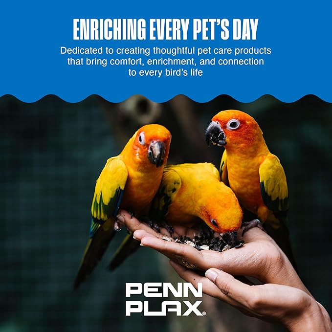Penn-Plax Bird-Life E-Cuttlebone Flavored, 1 Pack (2 Counts) - Mango & Banana - Durable, Less Brittle Cuttlebones Enriched with Omega 3 & Vitamin B1 - Cage Clip - for All Bird Sizes - Mango & Banana