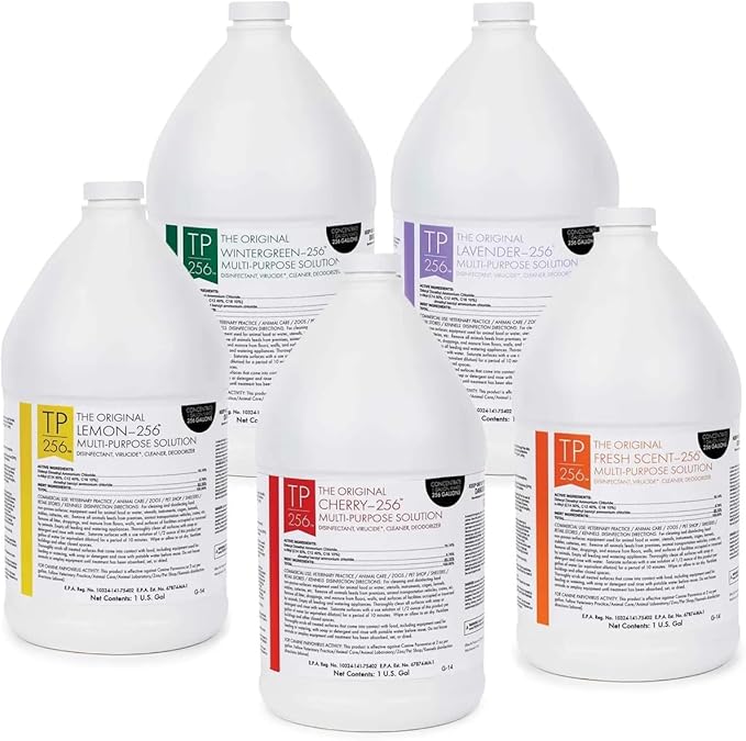 PUREPET 256 Kennel Cage and Surface Disinfectant The Original High Concentrate Vet Approved Cleanser (Lavender)