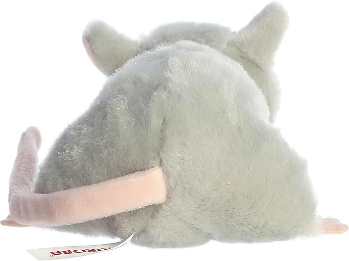 Aurora® Adorable Mini Flopsie™ Mouse Stuffed Animal - Mini Companions Ready for Playful Adventures - for Kids All Ages, Toddlers, Adults, and Families - Gray 7 Inches