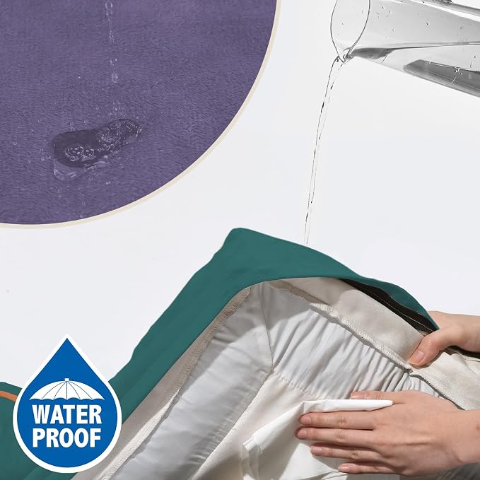 Comfort Expression Orthopedic Dog Bed for Extra Large Dogs with Bolster | Waterproof Dog Couch Bed with Washable Cover & Non-Slip Bottom, Supportive Egg Crate Foam XL Pet Bed, 45x35 Inch