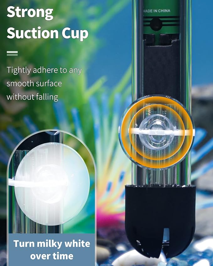 Pawfly 20 Pack Aquarium Suction Cups and 40 Pieces Adjustable Zip Ties Cables Set Fish Tank Tools for Binding Moss Holding Airline Tubing Decorations Shrimp Nests and Reptile Hammocks
