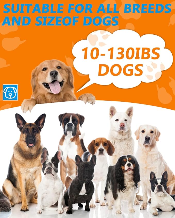 Dog Barking Control Devices, Anti Barking Device Ultrasonic Dog Barking Deterrent with 4 Modes, Stop Barking Dog Devices Up to 50 Ft Range, 2 in 1 Weatherproof Bark Control Device Outdoor Indoor | Multi-distance Intelligent Detection，Correct Bad Behavi...