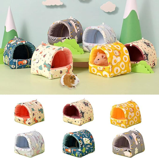 Pet Hammock Bed Habitat Decors Cage Hideouts Resting Mats Ferrets Play Winter Hideaways Pet Supplies Washable for Small Animals Hanging Bed for Small Pets