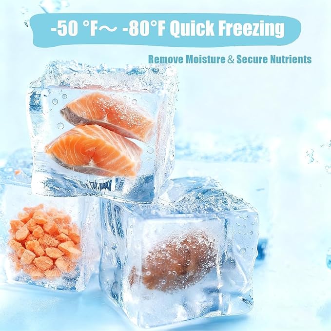 Freeze-Dried Salmon Treats for Cats & Dogs – 100% Wild Caught, Single Ingredient, High-Protein, No Additives or Preservatives – Nutrient-Rich, Grain-Free Healthy Snack-2.8Oz