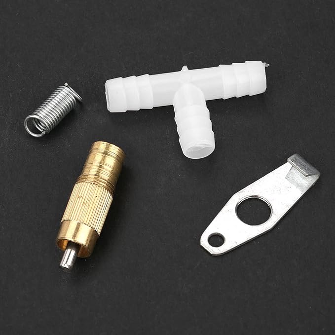 10pcs Set Pet Water Feeder, Stainless Steel Automatic Nipple Waterer Poultry Fountains & Waterers for Bunny Rat Rabbit Ferrets (Round Mouth White)