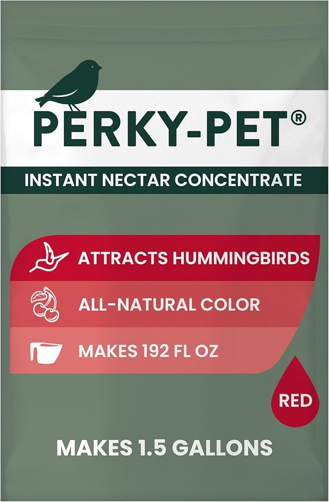 Perky-Pet Hummingbird Instant Nectar Powder Concentrate - 2 lb Bag - 244SFB - Makes 192 oz of Humming bird Liquid Food Nectar - 100% Sucrose