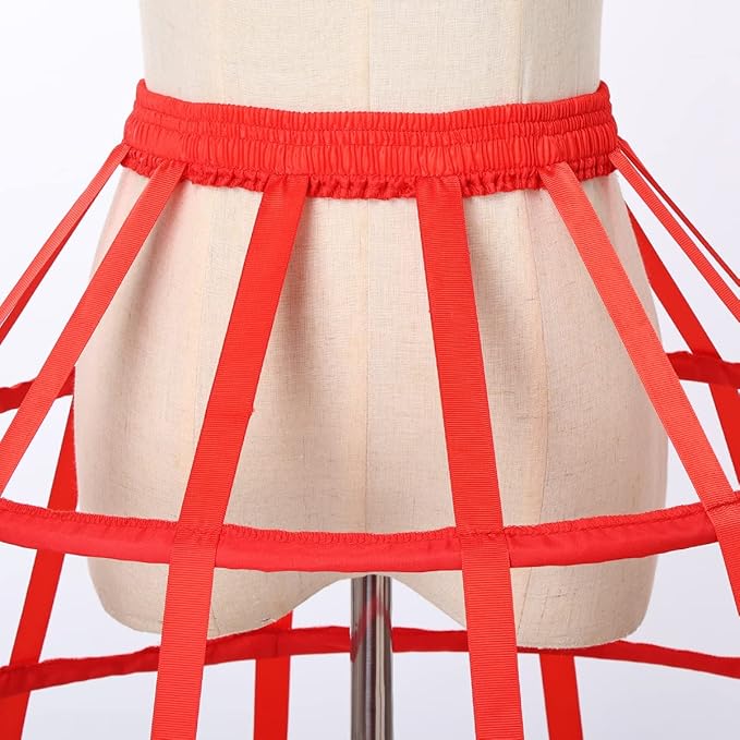 Pannier Petticoat Women Victorian Bustle Cages Hoop Skirt Cage Skirt for Women