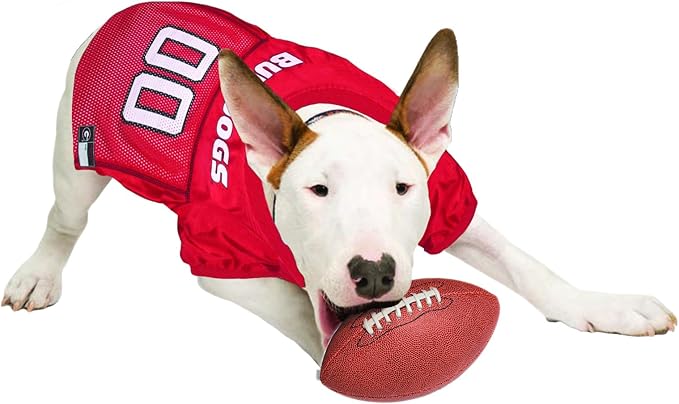 Pets First NCAA College Georgia Bulldogs Mesh Jersey for DOGS & CATS, Medium. Licensed Dog Jersey with your Favorite Football/Basketball College Team