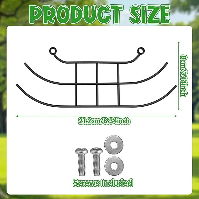 Metal Perch Extender for Bird Buddy Feeder, Suet Feeder Accessories and Replacement Part – Easy Installation with 2 Screws, Supports Multiple Birds for Enhanced Birdwatching & Photography
