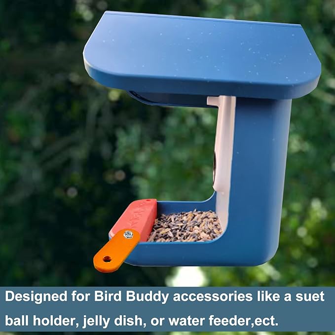PIAOLGYI Extender for Bird Buddy Bird Feeder,Suet Ball Holder Extension Accessories Compatible with Bird Buddy Birdfeeder