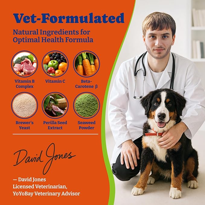 Flea and Tick Prevention for Dogs Chewable - Duck & Pear Flavor - Dog Flea and Tick Treatment Chewable, Natural Defense- Dog Immune Support Supplement, 2 Pack