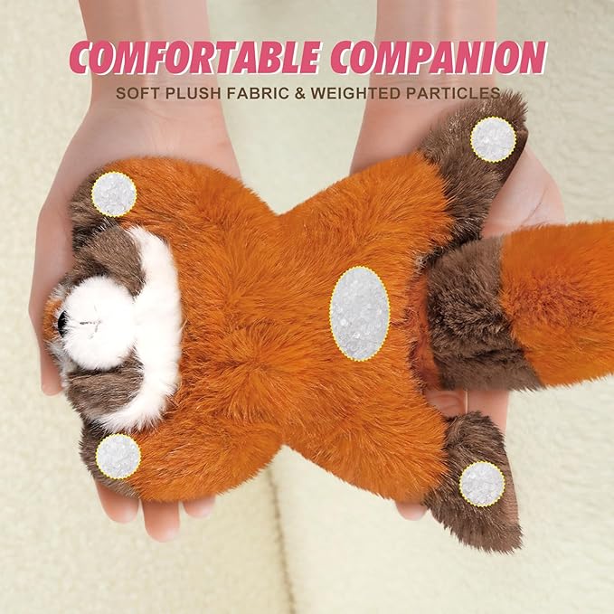 PEACH CAT Red Panda Stuffed Animals Cute Plushies Small Plush Toys Gifts for Kids