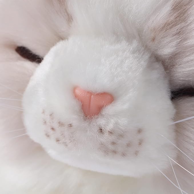 CU-MATE Adorable Stuffed Animals Cat -Handmade Plush Soft Cat -Present Gift for Boys/Girls (Sleeping Ragdoll Cat)