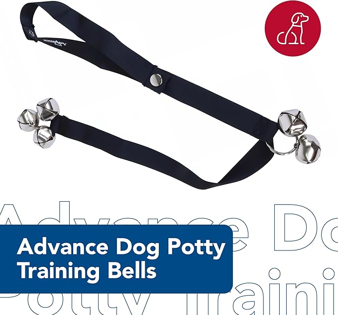 Coastal Pet - Advance - Dog Potty Training Bells, Black, 1" x 31"