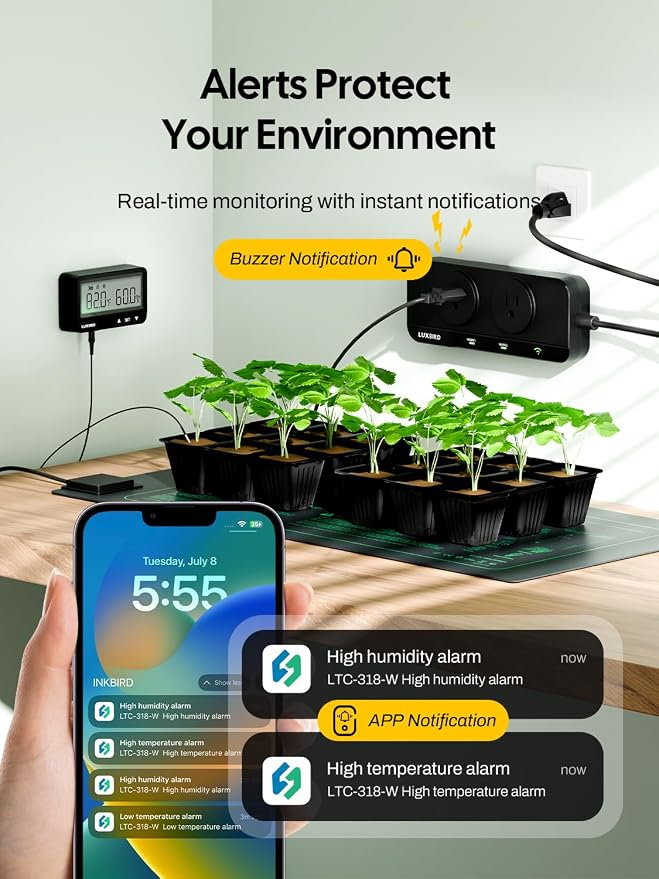 LUXBIRD Temperature and Humidity Controller