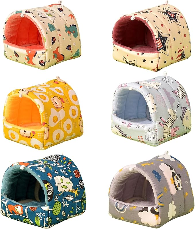 Pet Hammock Bed Habitat Decors Cage Hideouts Resting Mats Ferrets Play Winter Hideaways Pet Supplies Washable for Small Animals Hanging Bed for Small Pets