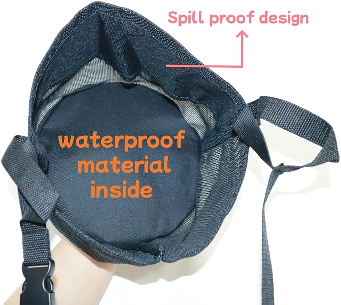 Horse Feed Bag for Grain, Medium, Heavy Duty Durable Mesh Horse Feeder with Adjustable Strap, Comfortable Neck, Reinforced Waterproof Bottom Horse Muzzle Feed Bag