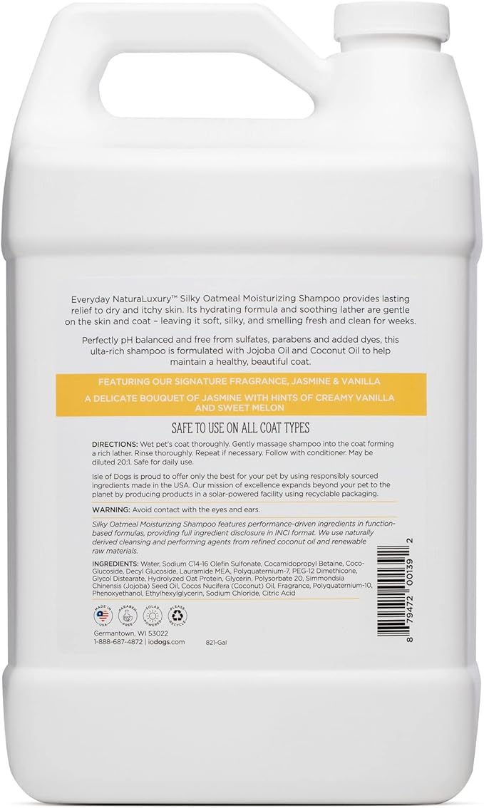 Isle of Dogs Silky Oatmeal Conditioner, 128 Fluid Ounce