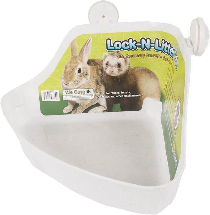 Ware Manufacturing Plastic Lock-N-Litter Pan for Small Pets, Colors May Vary
