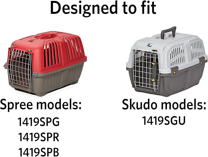 Midwest Homes for PetsPet Bed for Dog Carrier & Travel Carrier, Pet Bed Fits 19-Inch Plastic Pet Carriers for Tiny Dog Breeds & Tiny Cats, XX Small Travel Bed