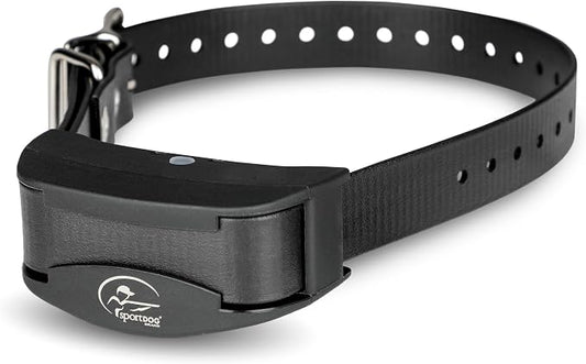 SportDOG NoBark 10 Bark Control Collar - Silent Partner Technology Detects Only Your Dog's Bark, 10 Static Levels, 2 Training Modes, Rechargeable 200-Hr Battery, Waterproof, Dogs 8 lb+