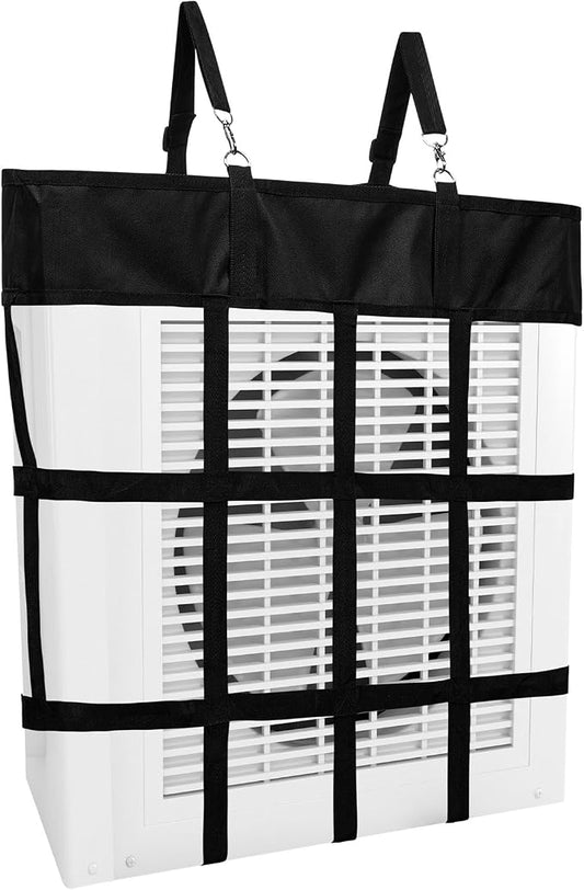 Tessco for you 1 Pcs Box Fan Holder Horse Stall Classic Fan Bag Hanging Web Holder Nylon Box Hay Bag Horse Accessories (Black)