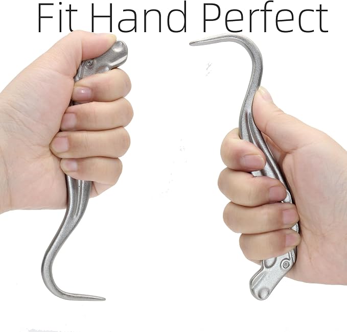 Horse Hoof Pick with Ergonomic Grip for Cleaning & Grooming, Metal Hoof Horseshoe Pick Scraper Cleaner Tool for Horses, Farrier Hoof Pick for Cleaning Hooves