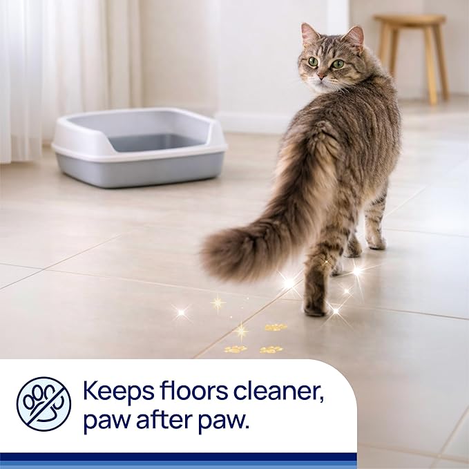 Litter Pearls Tracksless Unscented Non-Clumping Crystal Cat Litter with Odorbond, 15 Pounds