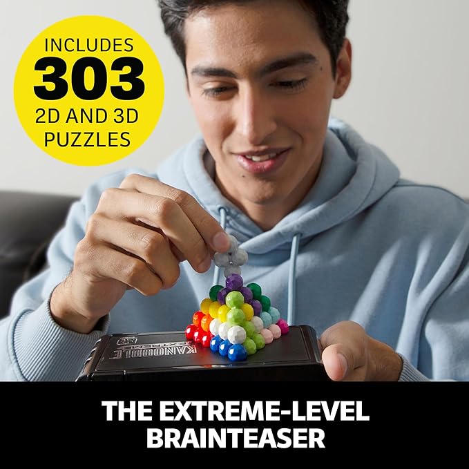 Educational Insights Kanoodle Extreme - 3D Brain Teaser Puzzles for Kids, Spatial Puzzle Games for Adults, Teens and Kids, Problem Solving Toys and Logic Puzzles, Single Player Games