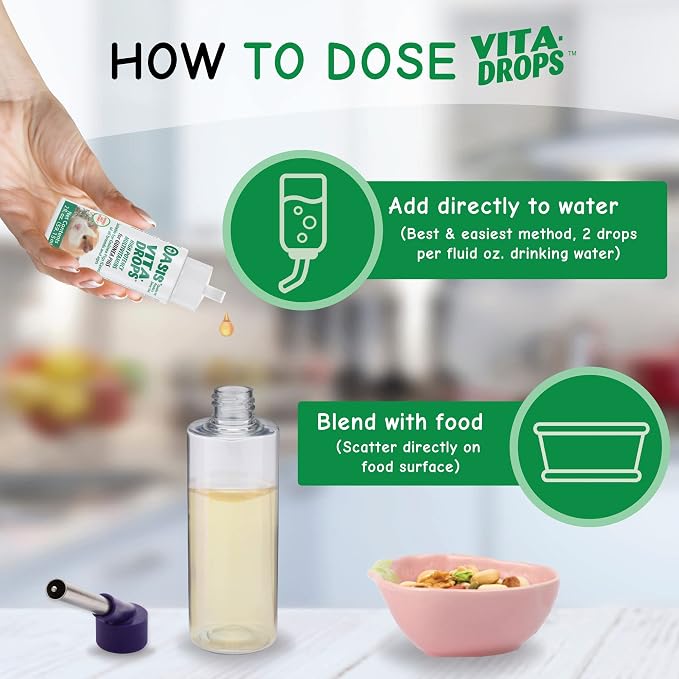 Oasis # 80061 Guinea Pig Vita Drop, 2-Ounce (Pack of 2)