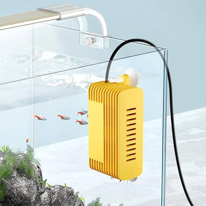 ERAARK 20W 100W Small Submersible Aquarium Heater, Constant Temperature 77℉, Betta Fish Tank Heater Suitable for Saltwater and Freshwater, 5/10/20 Gallon Fish Tahk (20W)