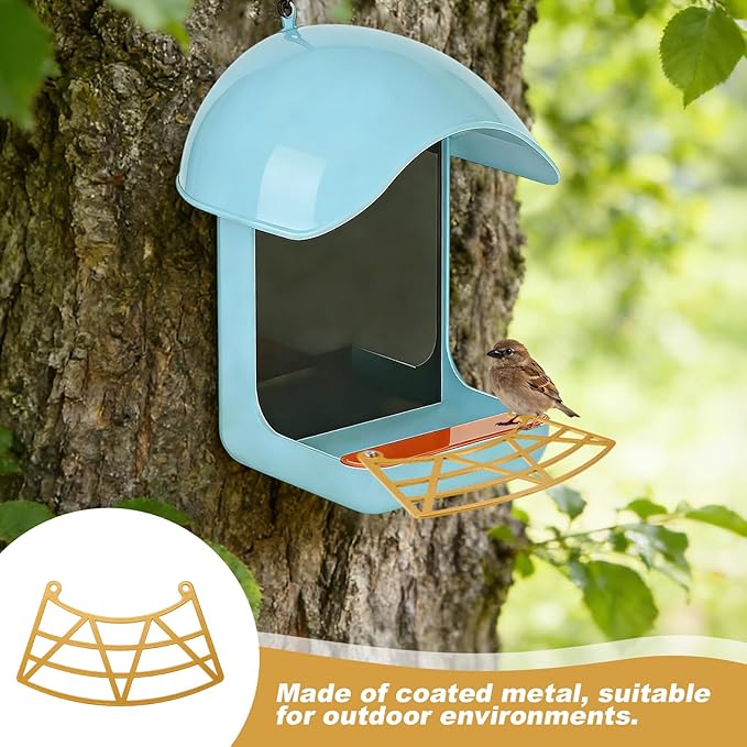 Bird Feeder Perch Extender, Durable Bird Feeder Perch Extensions with Screws Feeding Add-on Accessory Replacement Parts for Attracting Multiple Birds & Perfect Photo Shots