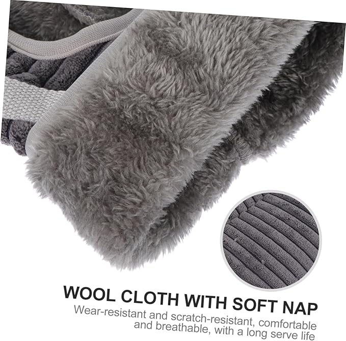 Small Pet Hanging Hammock Tunnel for Ferrets and Hamsters Grey Plush Warm Bed with Funny Tube Design Easy to Install Cage for Rest Play and Sleep