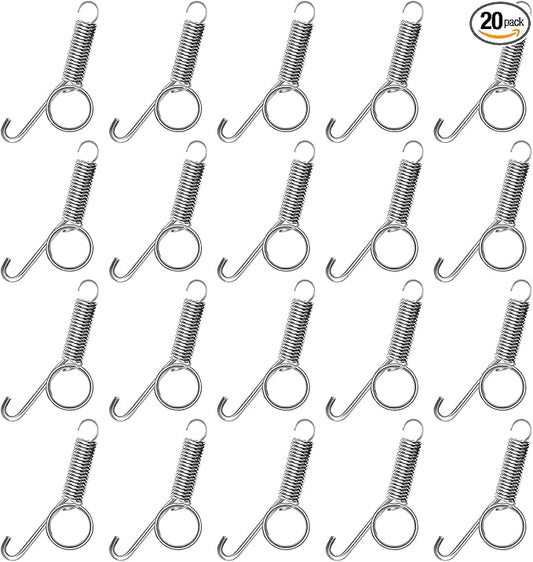 20Pcs Multi-Functional Spring Latch for Rabbit, Dog, Cat, Parrot, Guinea Pig, Squirrel Cages