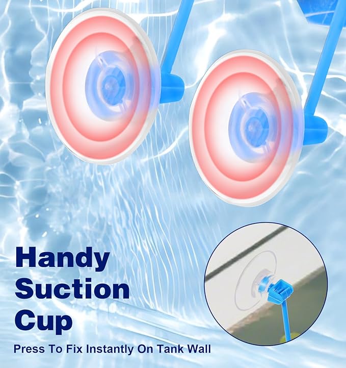 Fish Feeder Ring, 4 Pack Fish Feeding Ring Round and Square Floating Food Feeder with Suction Cup for Betta, Goldfish, Guppy, Turtle