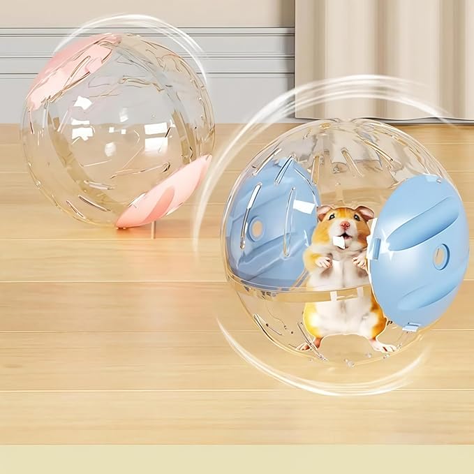 Hamster Car Novelty Wheel Running Ball Funny Exercise Toys for Small Animal Rat Chinchillas Ferrets Sugar Gliders (Blue)