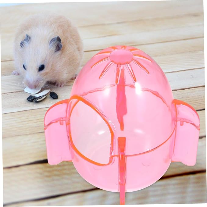 Hamster Bath Container Smooth Edges Multi-Functional Guinea Pig Bathtub for Small Pets Bathing and Cleaning Needs
