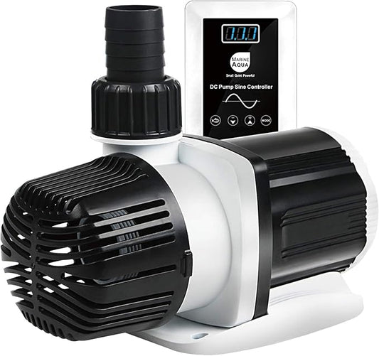 Orlushy DC-4000 Silent Swirl Controllable DC aquarium Pump 25W 1050GPH-marine wavemaker return pump with sine wave Controller for salt/Freshwater coral reef fish tank sump Circulation