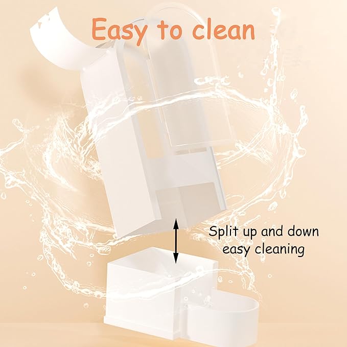 Hamsters Feeder Small Animals Automatic Dispenser Acrylic Clear Pet Feeding Device for Dwarf Hamster