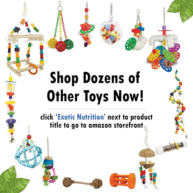 Grass Ball Trio - All Natural Woven Grass Play Ball & Safe Chew Toy - Rabbit, Guinea Pig, Chinchilla, Prairie Dog, Degu, Rat, Hedgehog, Hamster, Rat, Ferret, Squirrel, Bird, Sugar Glider & Small Pets